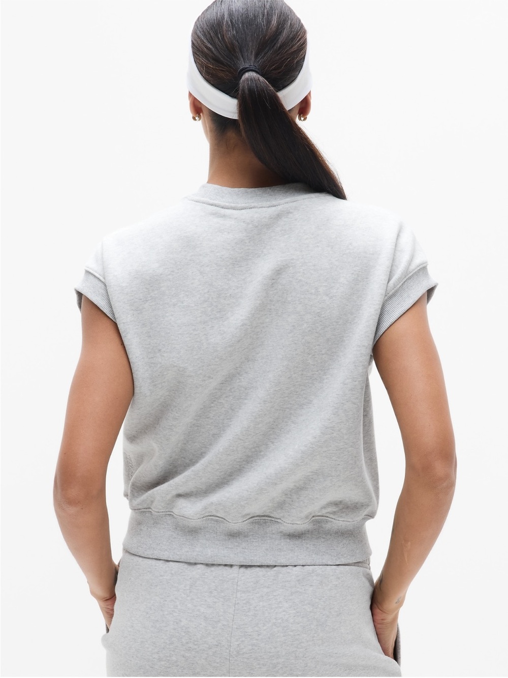 New Athleta Heavyweight Terry Dolman Tee - Picture 3 of 8